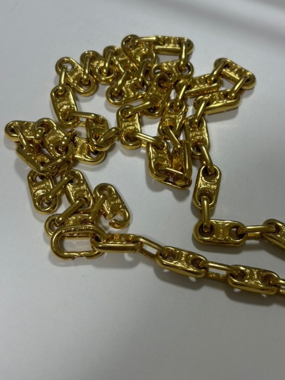 Vintage Celine Triomphe Dorée Belt Chain（金・貴金属）の商品画像 - 査定依頼日：2025年9月5日 - 最高査定価格：500,000円