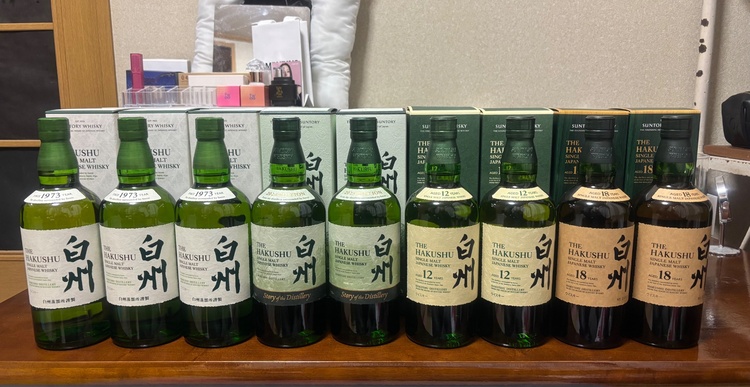 サントリー 白州（お酒）の商品画像 - 査定依頼日：2026年3月7日 - 最高査定価格：100,000円