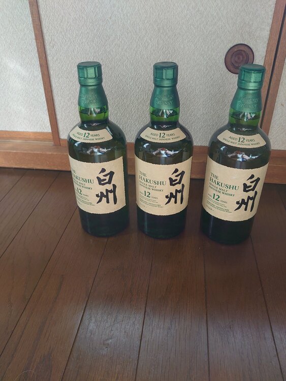 白州12年（お酒）の商品画像 - 査定依頼日：2026年10月8日 - 最高査定価格：55,500円