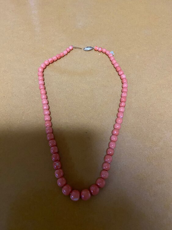 珊瑚ネックレス（宝石）の商品画像 - 査定依頼日：2024年3月1日 - 最高査定価格：5,000円