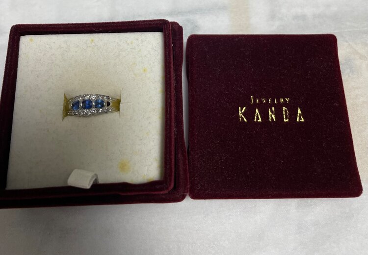 サファイアリング（金・貴金属）の商品画像 - 査定依頼日：2025年1月25日 - 最高査定価格：35,000円