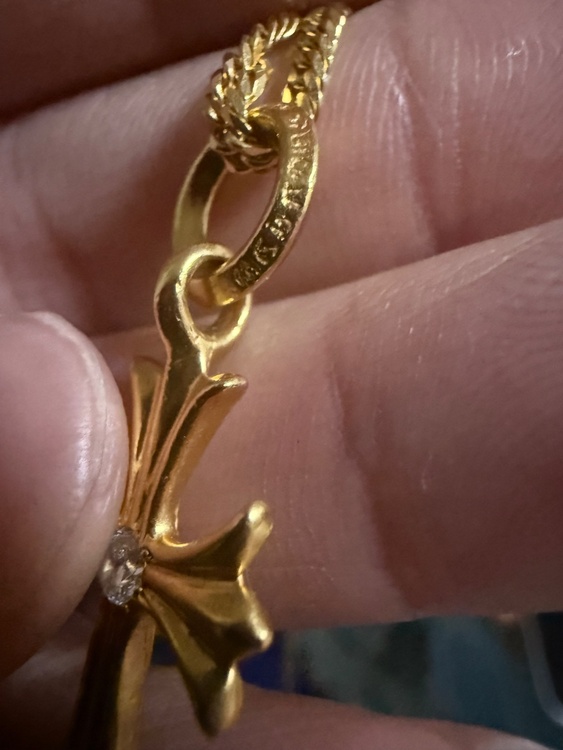 クロムハーツタイニー CHクロスチャーム22K（金・貴金属）の商品画像 - 査定依頼日：2026年1月14日 - 最高査定価格：120,000円