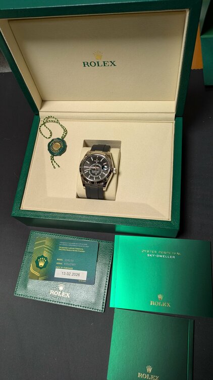 ロレックス スカイドゥエラー 336239（高級時計）の商品画像 - 査定依頼日：2026年2月13日 - 最高査定価格：6,300,000円
