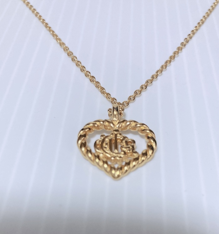 Christian Dior　ハートロゴ　ネックレス（金・貴金属）の商品画像 - 査定依頼日：2022年4月10日 - 最高査定価格：5,000円