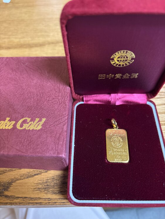 田中貴金属ゴールドバー10グラム（金・貴金属）の商品画像 - 査定依頼日：2025年5月23日 - 最高査定価格：165,000円