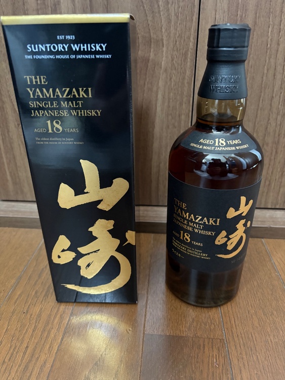ウイスキー サントリー山崎 （お酒）の商品画像 - 査定依頼日：2026年1月24日 - 最高査定価格：88,000円