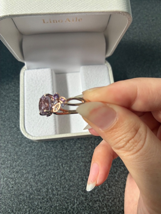 k18PGクンツァイトリング（金・貴金属）の商品画像 - 査定依頼日：2026年3月10日 - 最高査定価格：300,000円