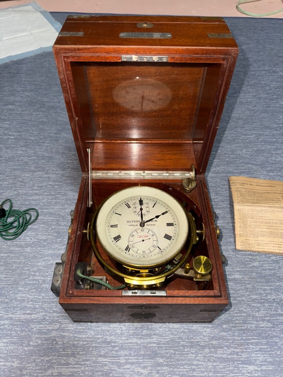 ユリス・ナルダン　マリンクロノメーター（美術品・骨董品）の商品画像 - 査定依頼日：2026年3月2日 - 最高査定価格：400,000円