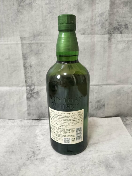 サントリーシングルモルトウイスキー白州（お酒）の商品画像 - 査定依頼日：2025年12月8日 - 最高査定価格：9,000円