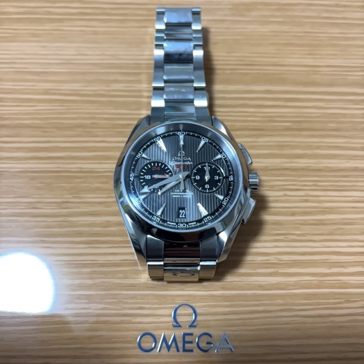 オメガ シーマスターアクアテラ コーアクシャル GMTクロノグラフ231.10.（高級時計）の商品画像 - 査定依頼日：2025年10月10日 - 最高査定価格：570,000円