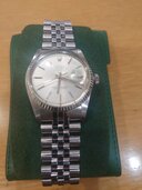 ロレックス パーペチュアルデイト ベゼル部分はホワイトゴールド。丸の内のロレックスサービスセンターでオーバーホール済。（高級時計）の商品画像 - 査定依頼日：2026年3月17日 - 最高査定価格：900,000円