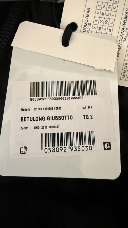 BETULONG GIUBBOTTO（古着・ファッション）の商品画像 - 査定依頼日：2026年9月6日 - 最高査定価格：80,000円