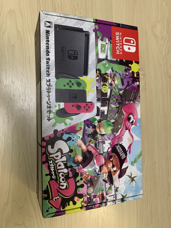 Nintendo Switch本体 スプラトゥーン2セット（ゲーム機本体・ゲームソフト）の商品画像 - 査定依頼日：2021年6月24日 - 最高査定価格：26,000円