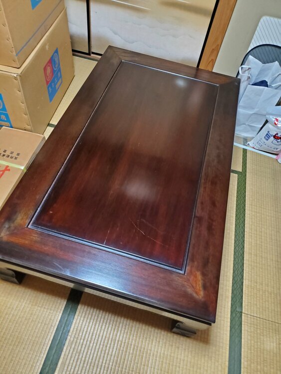 黒檀テーブル（家具・寝具）の商品画像 - 査定依頼日：2026年3月3日 - 最高査定価格：3,000円