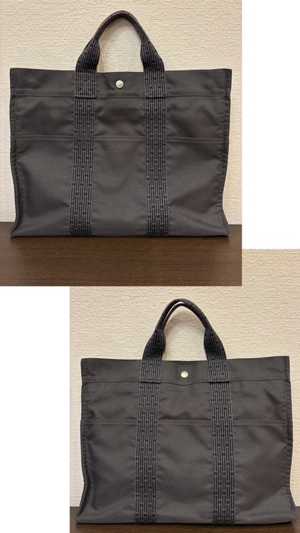 「HERMÈS エールライン トートMM グレー（ブランドバッグ）の商品画像 - 査定依頼日：2026年9月19日 - 最高査定価格：40,000円